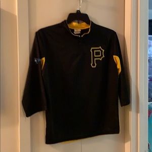 Pittsburgh Pirates Baseball game day giveaway Youth XL quarter zip long sleeve